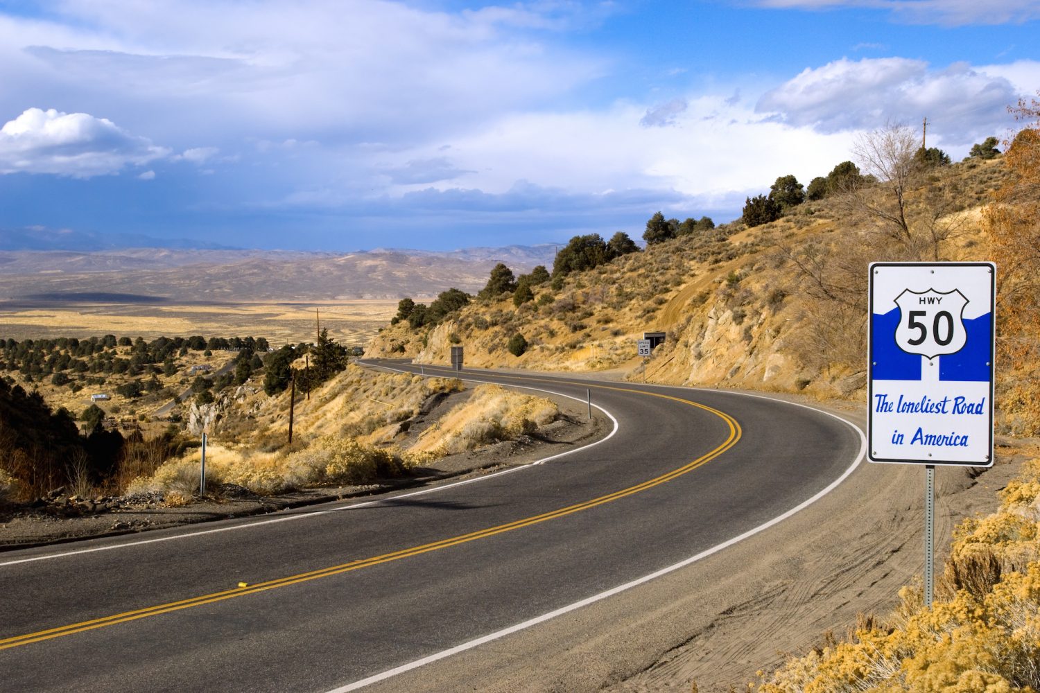 Highway 50 The Loneliest Road Drive The Nation