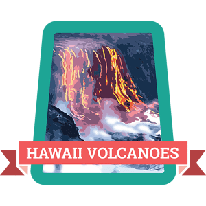 Hawaii Volcanoes Badge