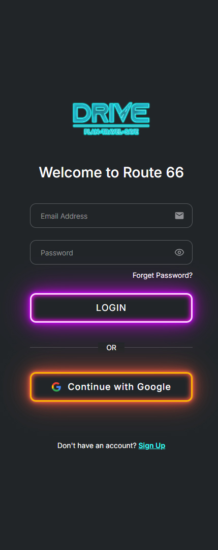 Route 66 App Screen 24