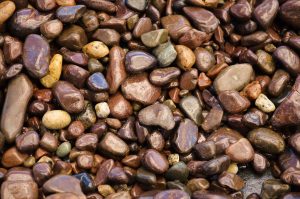 Jasper rocks and beach stones from Jasper Beach in Maine.